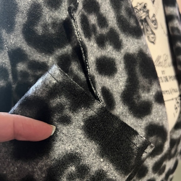 TRIBAL Animal Print Long Blazer/Coat - Picture 4 of 6